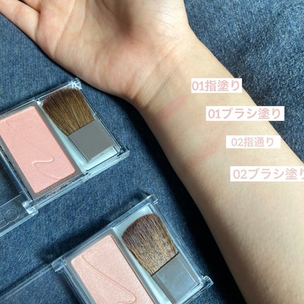 チークブラッシュ/CEZANNE/パウダーチークを使ったクチコミ(3枚目)