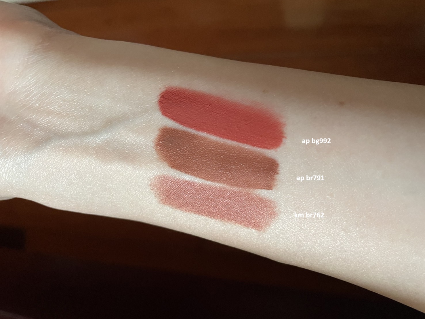 キヌ ルージュ マット BR 762(限定)/shu uemura/口紅を使ったクチコミ（3枚目）