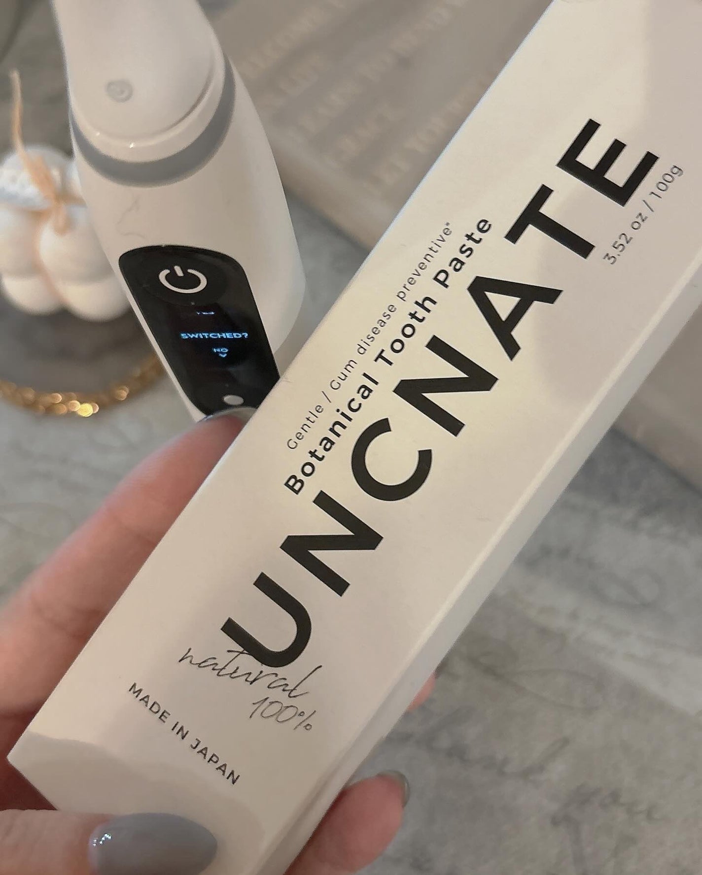 薬用ボタニカルトゥースペースト/UNCNATE/歯磨き粉を使ったクチコミ(5枚目)