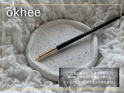 okhee 白玉ファンデーションブラシ/SOOA DOR/メイクブラシを使ったクチコミ(4枚目)