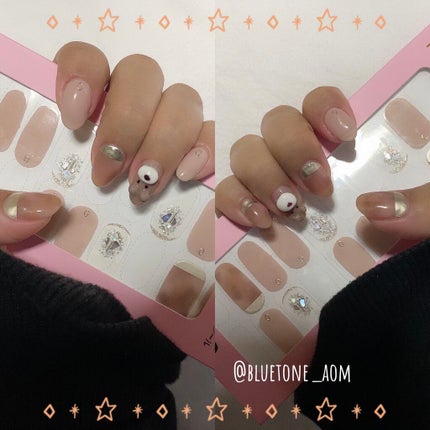 ネイルフィット ジェルネイルシール/GELATO FACTORY/ネイルシールを使ったクチコミ(2枚目)