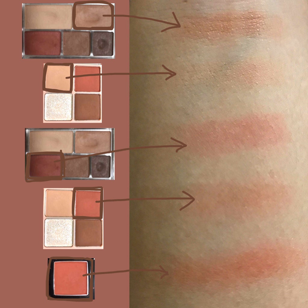 ベターザンアイズ/rom&nd/アイシャドウパレットを使ったクチコミ(3枚目)