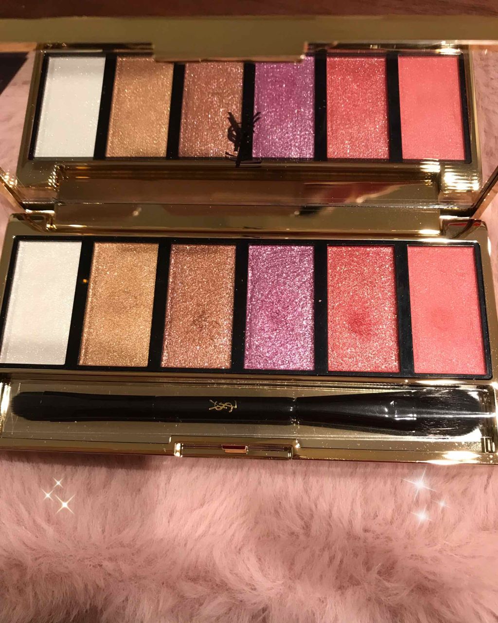 メイクパレット シマー ラッシュ/YVES SAINT LAURENT BEAUTE/アイシャドウパレットを使ったクチコミ（2枚目）