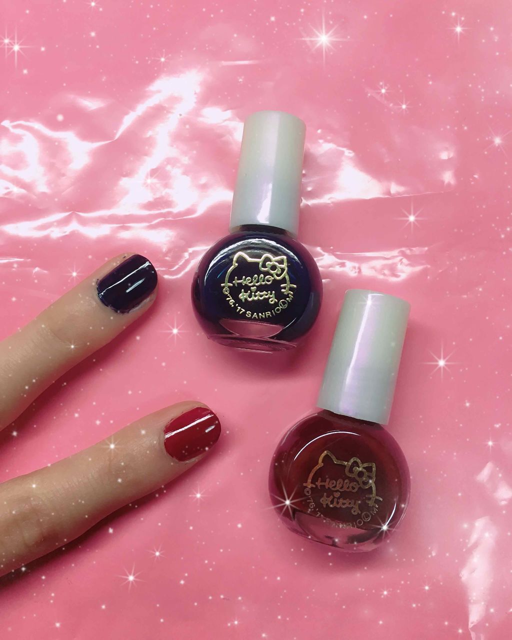 サンリオネイル/DAISO/マニキュアを使ったクチコミ(2枚目)