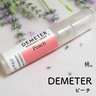 ディメーター(海外) ピックミーアップ コロンスプレーのクチコミ「➳✩⡱ DEMETER(ディメーター)
　フレグランスライブラリー　ピーチ


桃。


桃の.....」（1枚目）