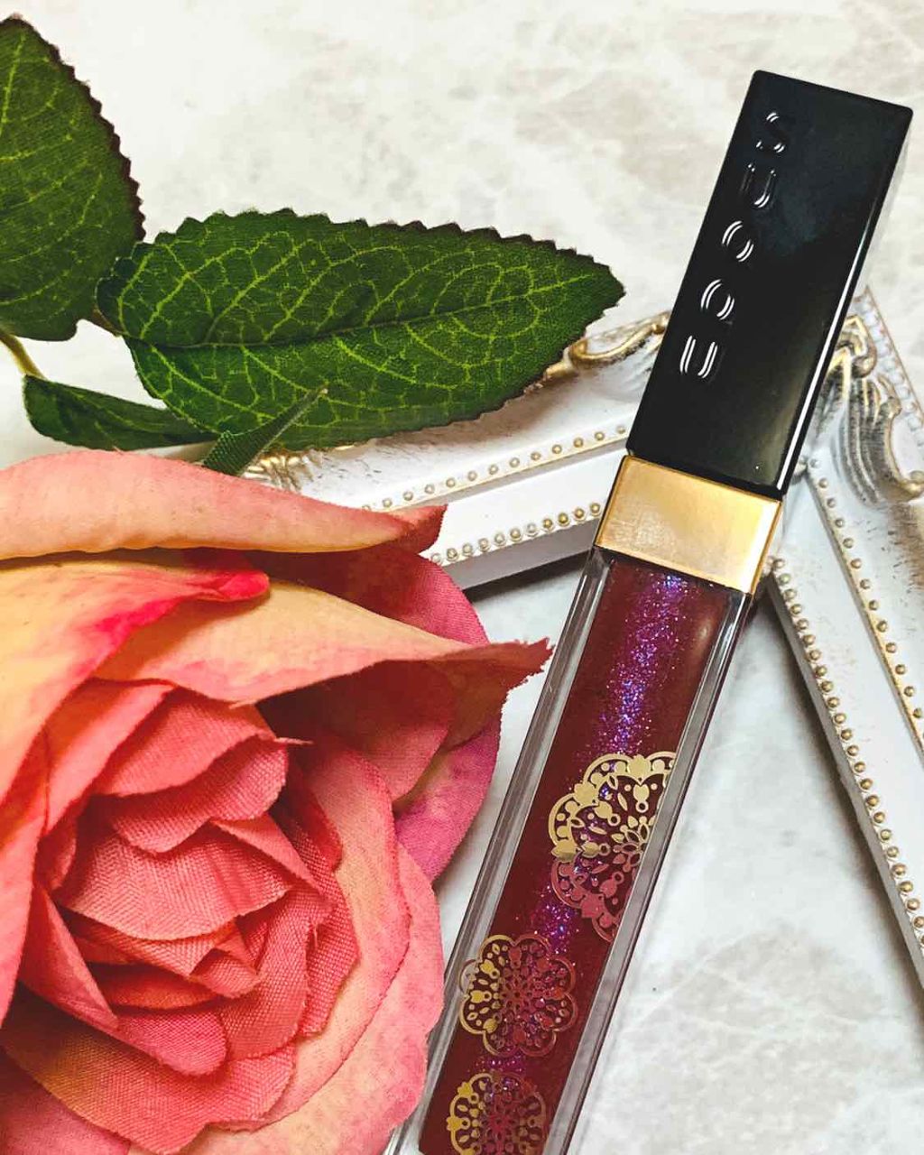 SUQQU フロウレス リップ グロスのクチコミ「
SUQQU
フロウレス リップ グロス  
107 柘榴光



こちらの商品は、
2018.....」（1枚目）