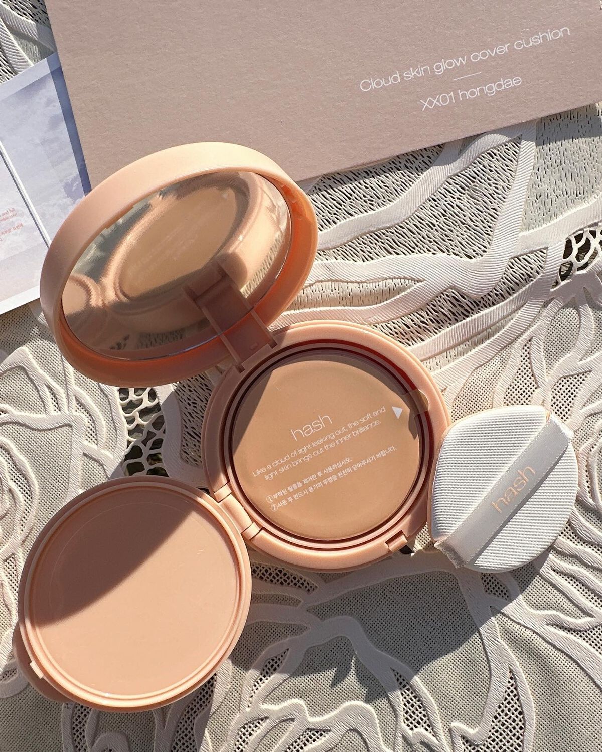 クラウド スキン グロー クッション XX01 ホンデ/HASH/クッションファンデーションを使ったクチコミ(3枚目)