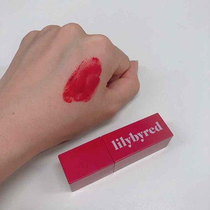 ブラッディライアー コーティングティント/lilybyred/リップティントを使ったクチコミ(2枚目)