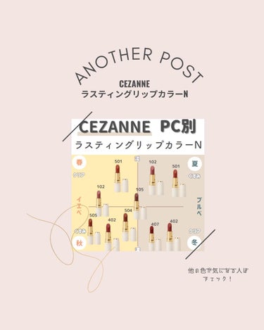 ラスティング リップカラーN/CEZANNE/口紅を使ったクチコミ（6枚目）