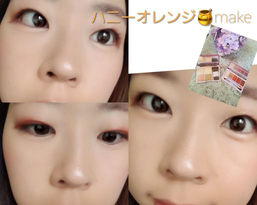 シャイニーアイパレットハニーオレンジ/VAVI MELLO/アイシャドウパレットを使ったクチコミ（1枚目）