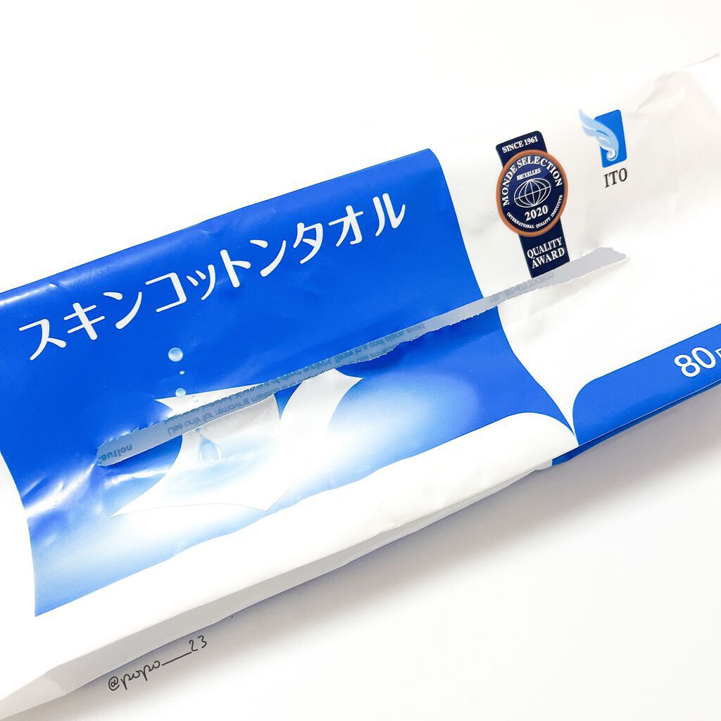 スキンコットンタオル/ITO/クレンジングタオルを使ったクチコミ（1枚目）