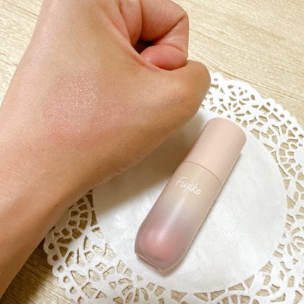 ⽔彩チーク/Fujiko/リキッドチークを使ったクチコミ(4枚目)