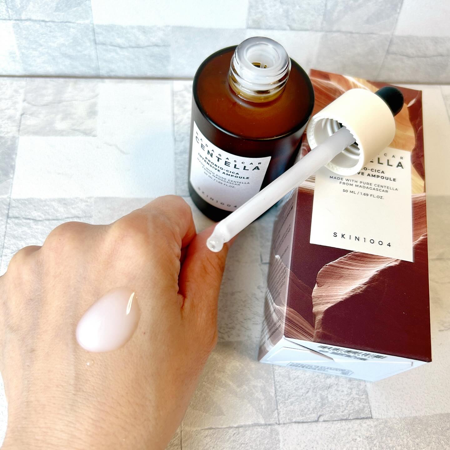 ヒアルーシカ ウォーターフィット サンセラム/SKIN1004/日焼け止めローションを使ったクチコミ（2枚目）