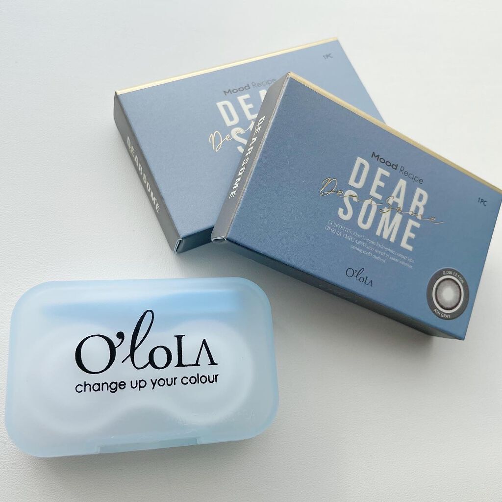 ディアサム(DearSome)/OLOLA/カラーコンタクトレンズを使ったクチコミ（2枚目）