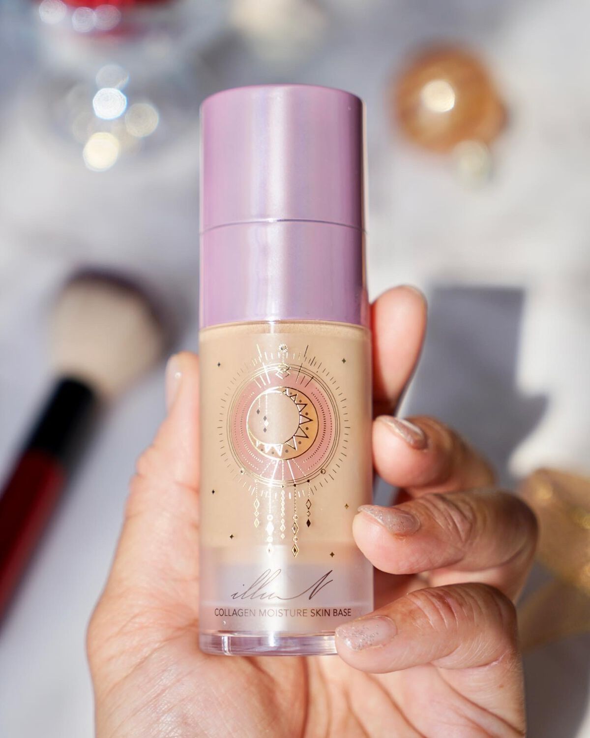 コラーゲンモイスチャースキンベース/illuN/化粧下地を使ったクチコミ(2枚目)