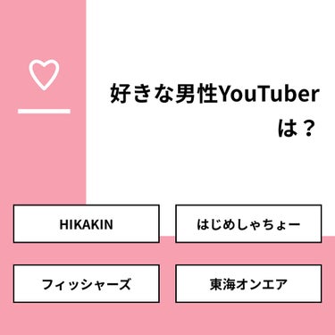 ゆずか🍊👑🍋 on LIPS 「【質問】好きな男性YouTuberは？【回答】・HIKAKIN..」（1枚目）