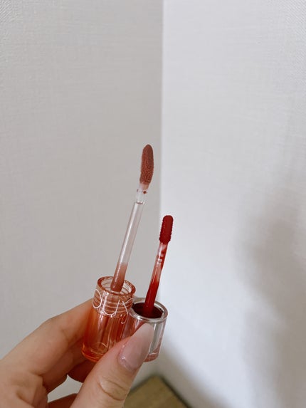 グラスティングカラーグロス/rom&nd/リップグロスを使ったクチコミ(3枚目)