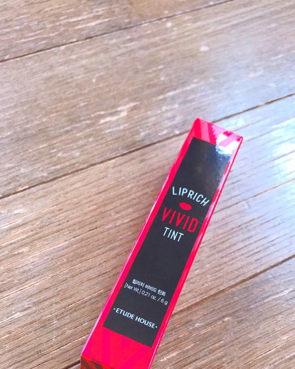リップリッチ ビビッドティント/ETUDE/口紅を使ったクチコミ(1枚目)