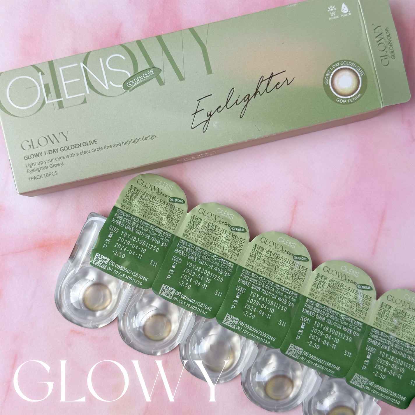 Glowy 1day/OLENS/ワンデー(1DAY)カラコンを使ったクチコミ(5枚目)