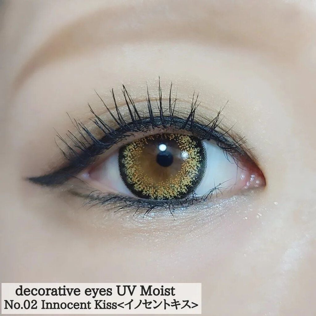デコラティブアイズ UVモイスト/Decorative Eyes/カラーコンタクトレンズを使ったクチコミ(1枚目)