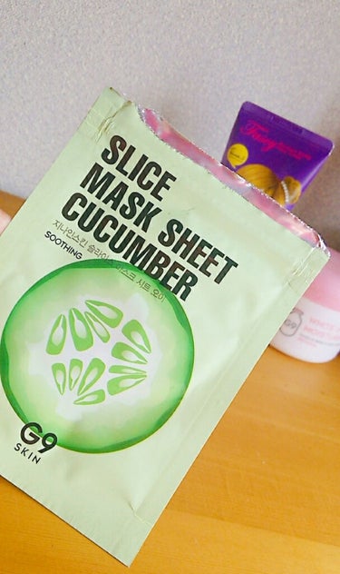 Slice Mask Sheet Cucumber/G9SKIN/シートマスク・パックを使ったクチコミ（1枚目）