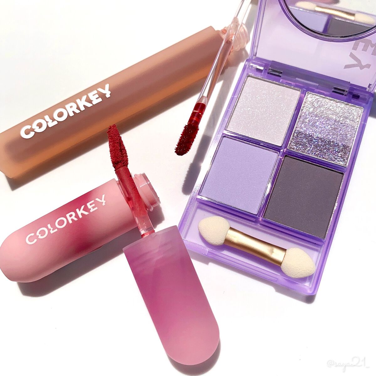 四色アイシャドウパレット/COLORKEY/アイシャドウパレットを使ったクチコミ(1枚目)