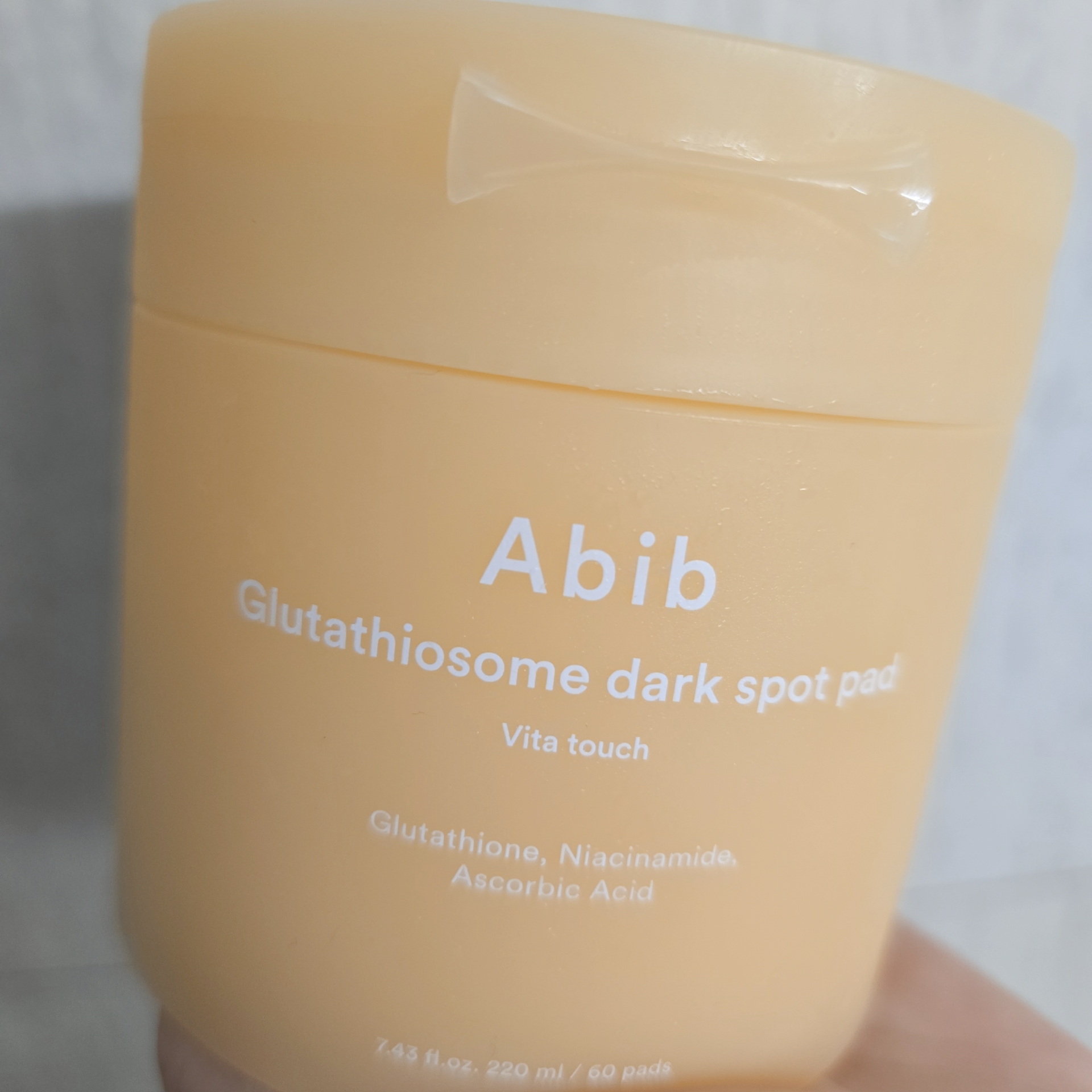 グルタチオンソームダークスポットパッドビタタッチ/Abib /トナーパッドを使ったクチコミ（1枚目）