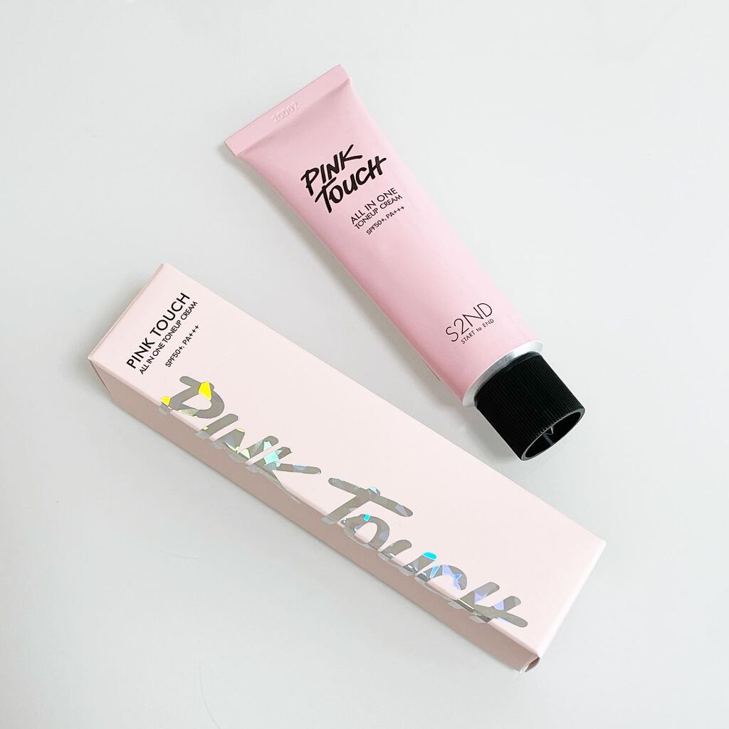ピンクタッチ UVトーンアップクリーム/S2ND/化粧下地を使ったクチコミ（1枚目）