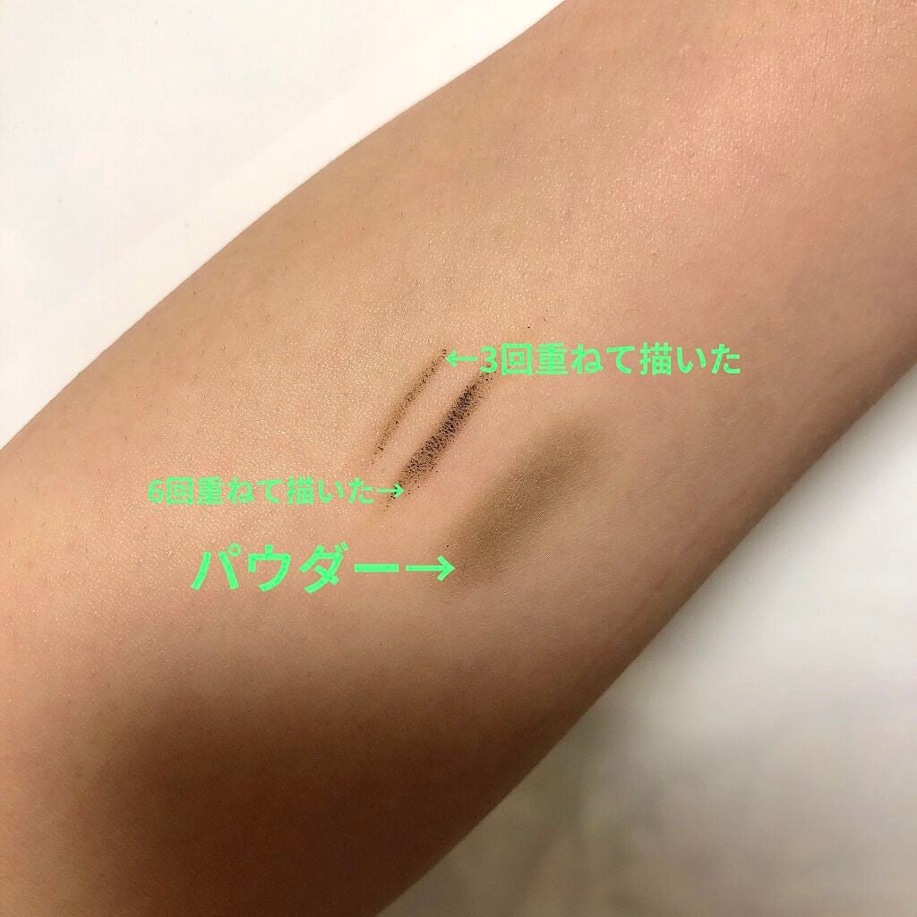 パウダー&ペンシル アイブロウEX/excel/アイブロウペンシルを使ったクチコミ(2枚目)