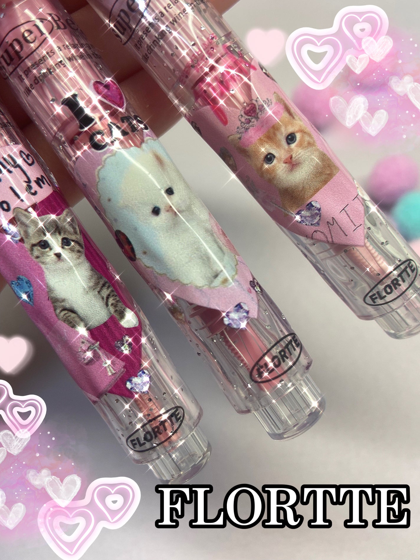 フロレット メルティーハート スティックグロス/FLORTTE/口紅を使ったクチコミ(1枚目)