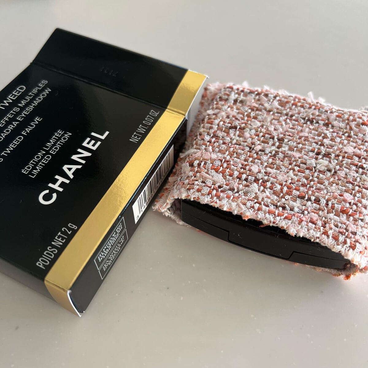 レ キャトル オンブル ツイード/CHANEL/アイシャドウパレットを使ったクチコミ(2枚目)