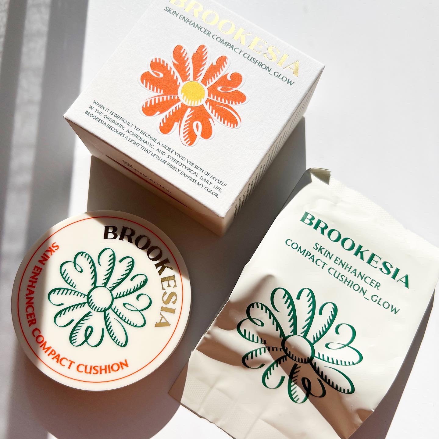 スキンエンハンサー コンパクトクッション（グロー) #2 ソフトロジー/BROOKESIA/クッションファンデーションを使ったクチコミ（1枚目）