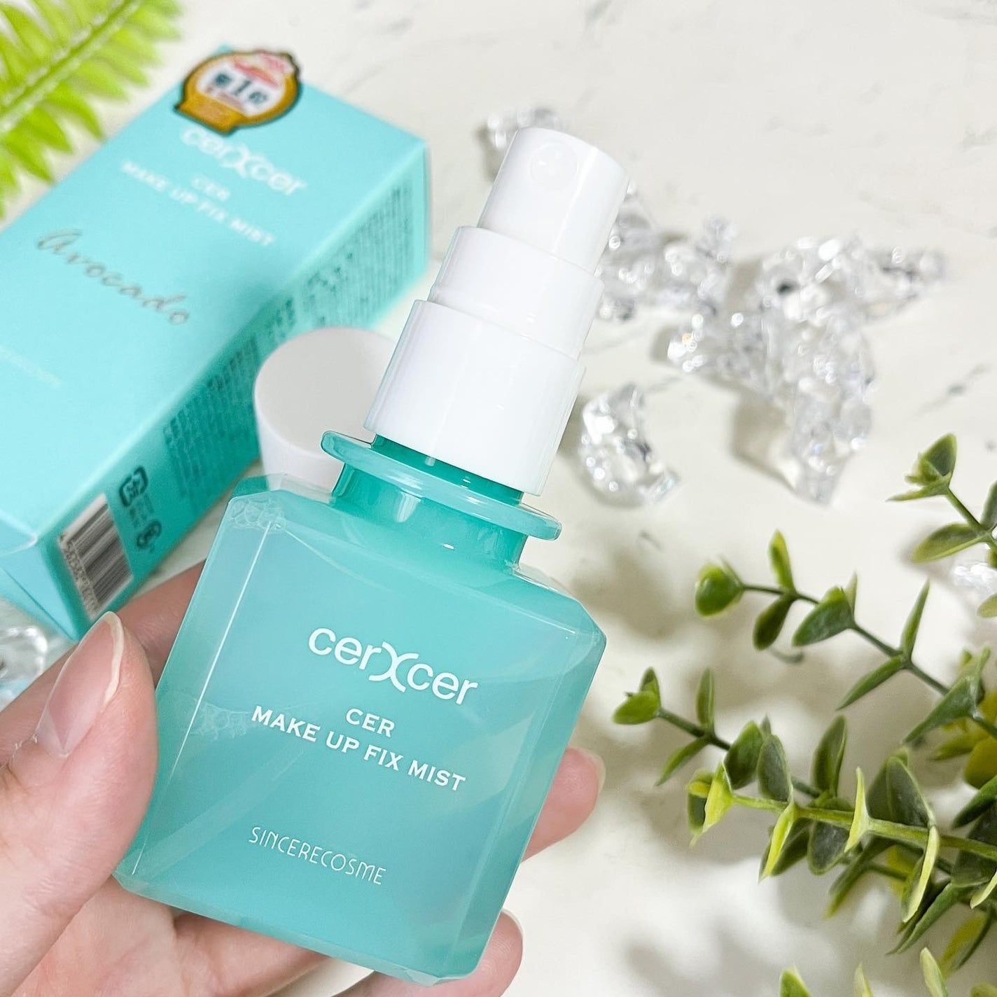 メイクアップフィックスミスト/cerXcer/フィックスミストを使ったクチコミ(3枚目)