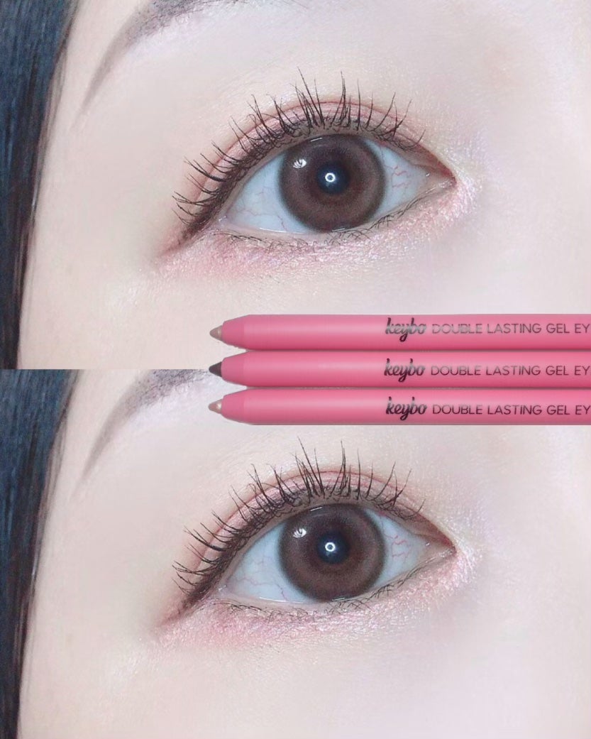 ダブルラスティングジェルライナー/keybo/ジェルアイライナーを使ったクチコミ(4枚目)