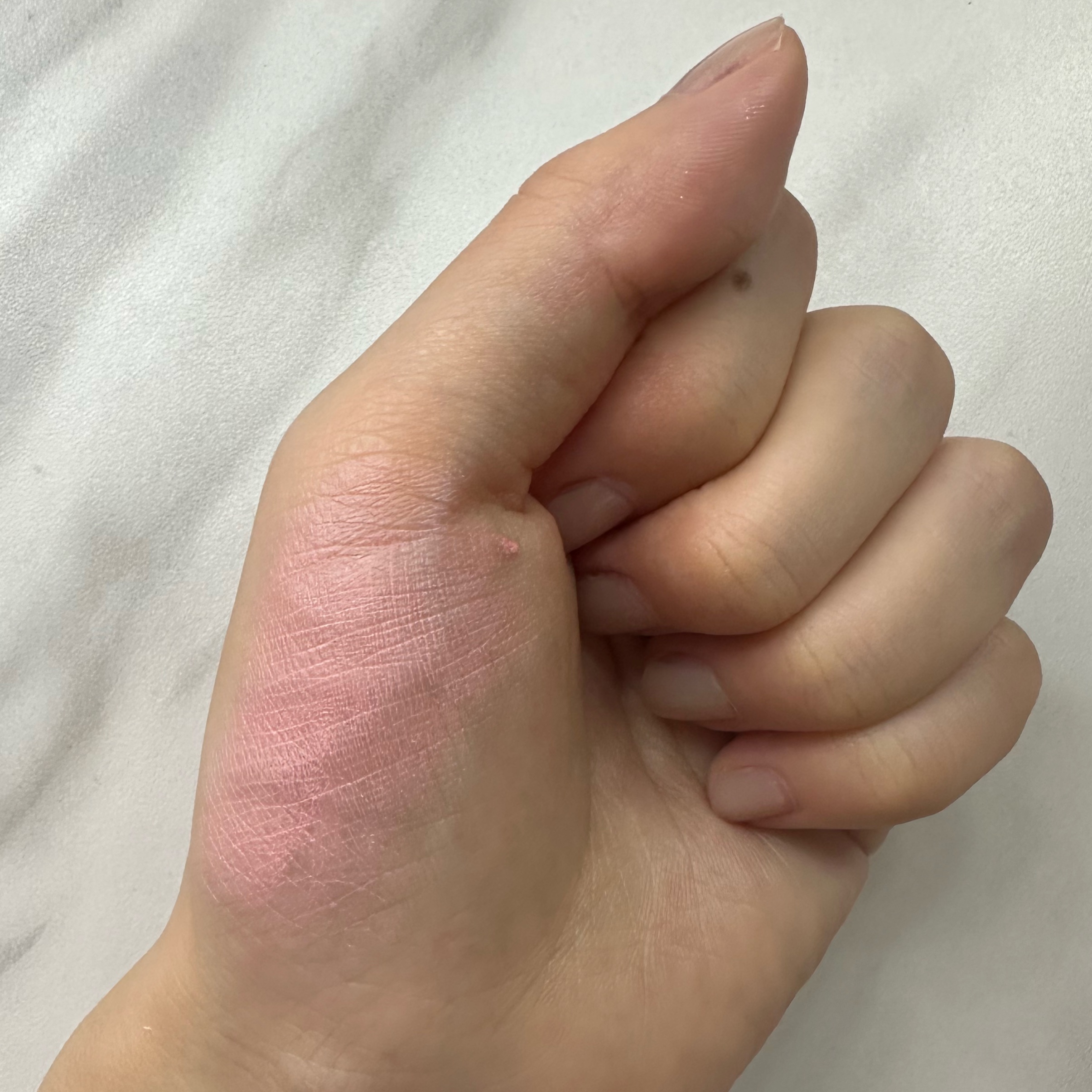 クリームチーク（マットタイプ） M03 マカロンフレーズ/キャンメイク/ジェル・クリームチークを使ったクチコミ（2枚目）