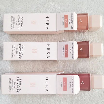 センシュアルスパイシーヌードグロス/HERA/リップグロスを使ったクチコミ(2枚目)