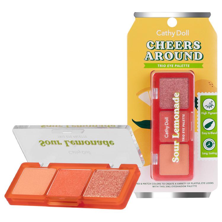 シアーアラウンド トリオ アイシャドウパレット 04 サワーレモネード