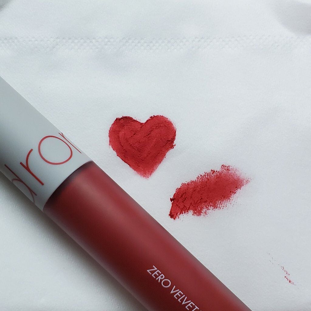 ゼロベルベットティント/rom&nd/リップティントを使ったクチコミ(2枚目)