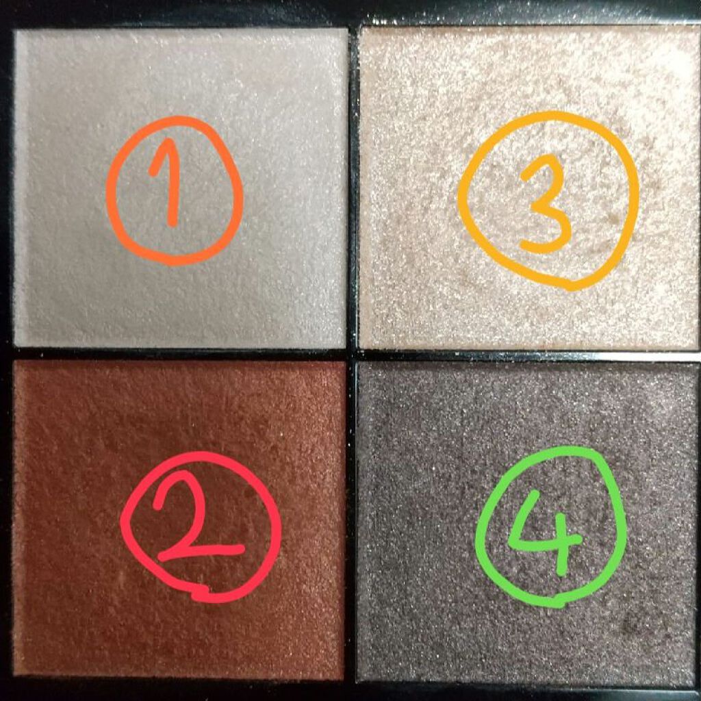 リアルクローズシャドウ/excel/アイシャドウパレットを使ったクチコミ（2枚目）