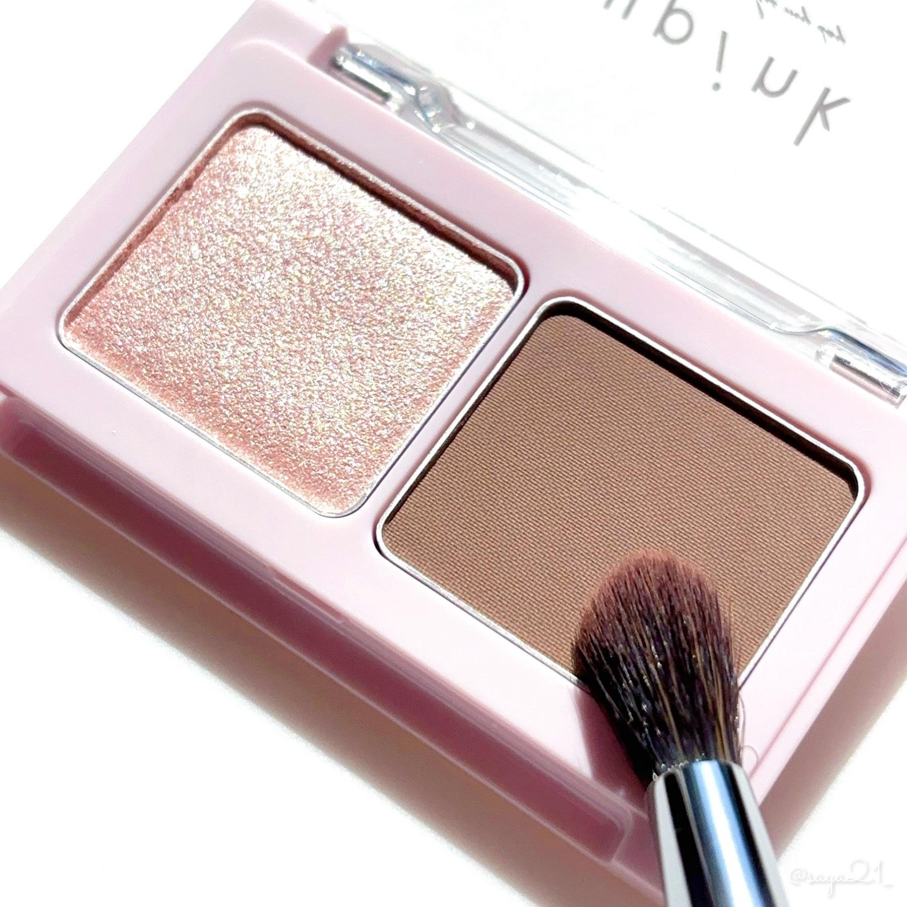 グロウアップコントゥアパレット 02 シャンパンベージュ/upink/パウダーハイライトを使ったクチコミ（2枚目）