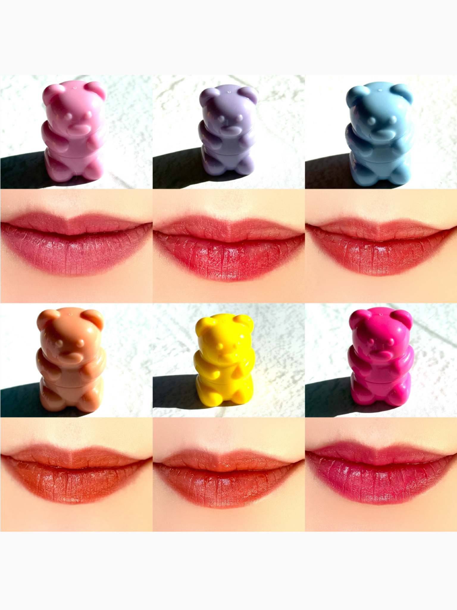 シャイニーベア リップモイスト 08 SUNKISS SALMON(サンキスサーモン)/CathyDoll/口紅を使ったクチコミ（1枚目）