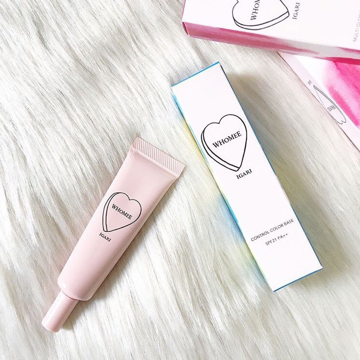 コントロールカラーベース ピンク/WHOMEE/化粧下地を使ったクチコミ（1枚目）