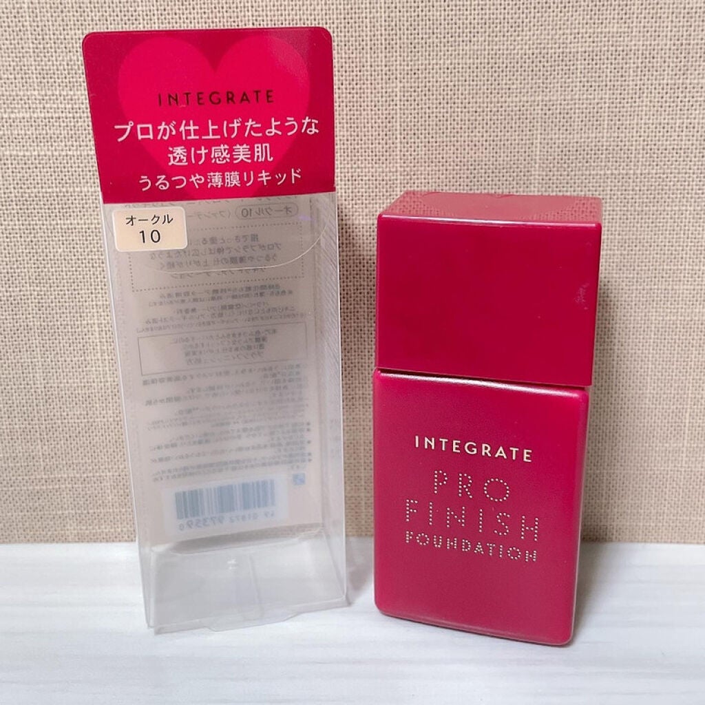 プロフィニッシュリキッド/インテグレート/リキッドファンデーションを使ったクチコミ(1枚目)