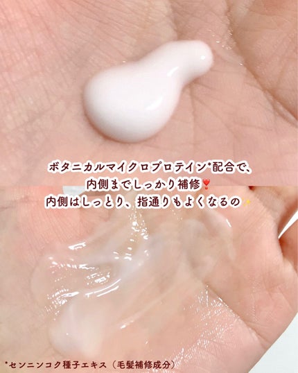 ボタニカルヘアミルク(モイスト)/BOTANIST/ヘアミルクを使ったクチコミ(4枚目)