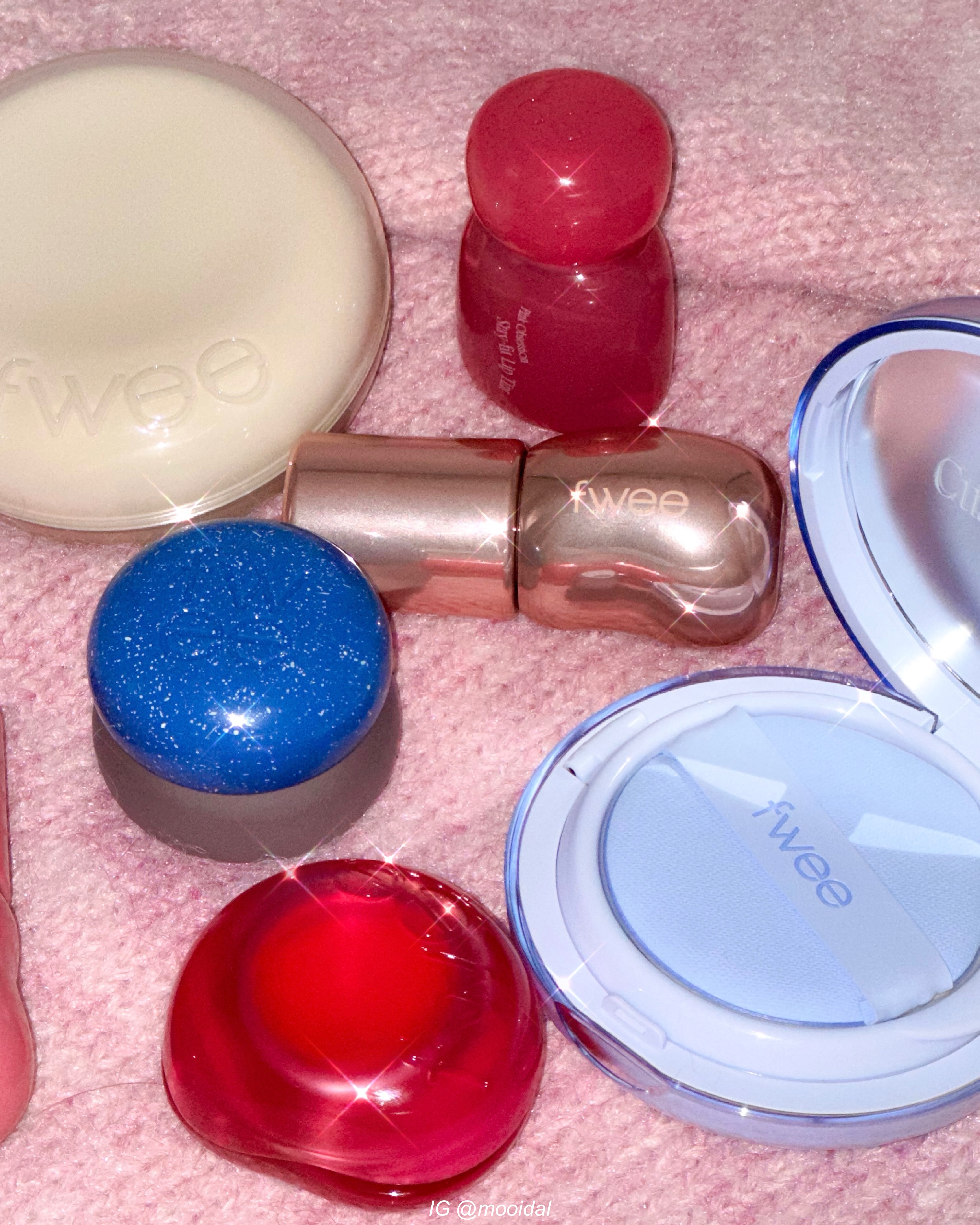 リップアンドチーク ブラーリープリンポット/fwee/口紅を使ったクチコミ（2枚目）