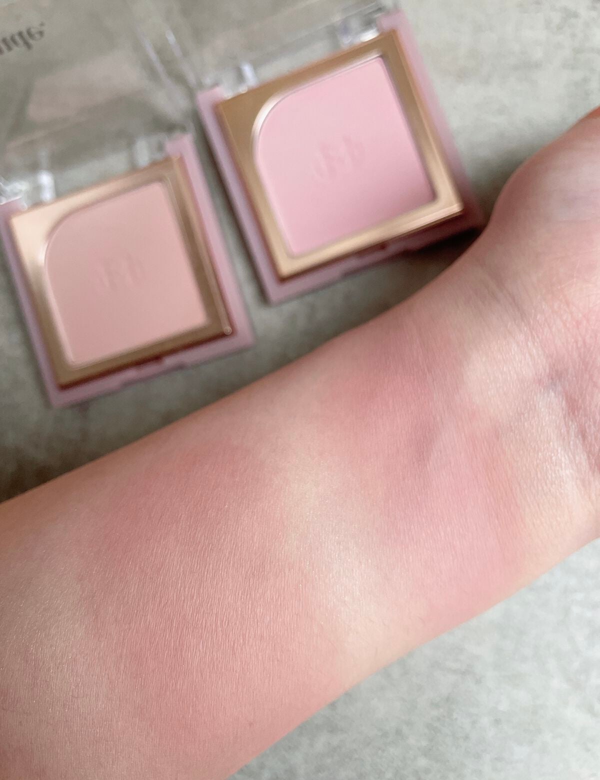 フラッターブラッシャー/mude/パウダーチークを使ったクチコミ(2枚目)