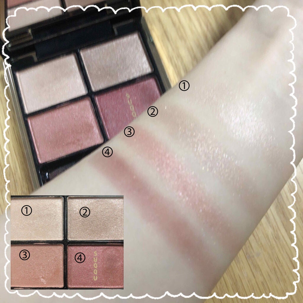 デザイニング カラー アイズ/SUQQU/アイシャドウパレットを使ったクチコミ(2枚目)