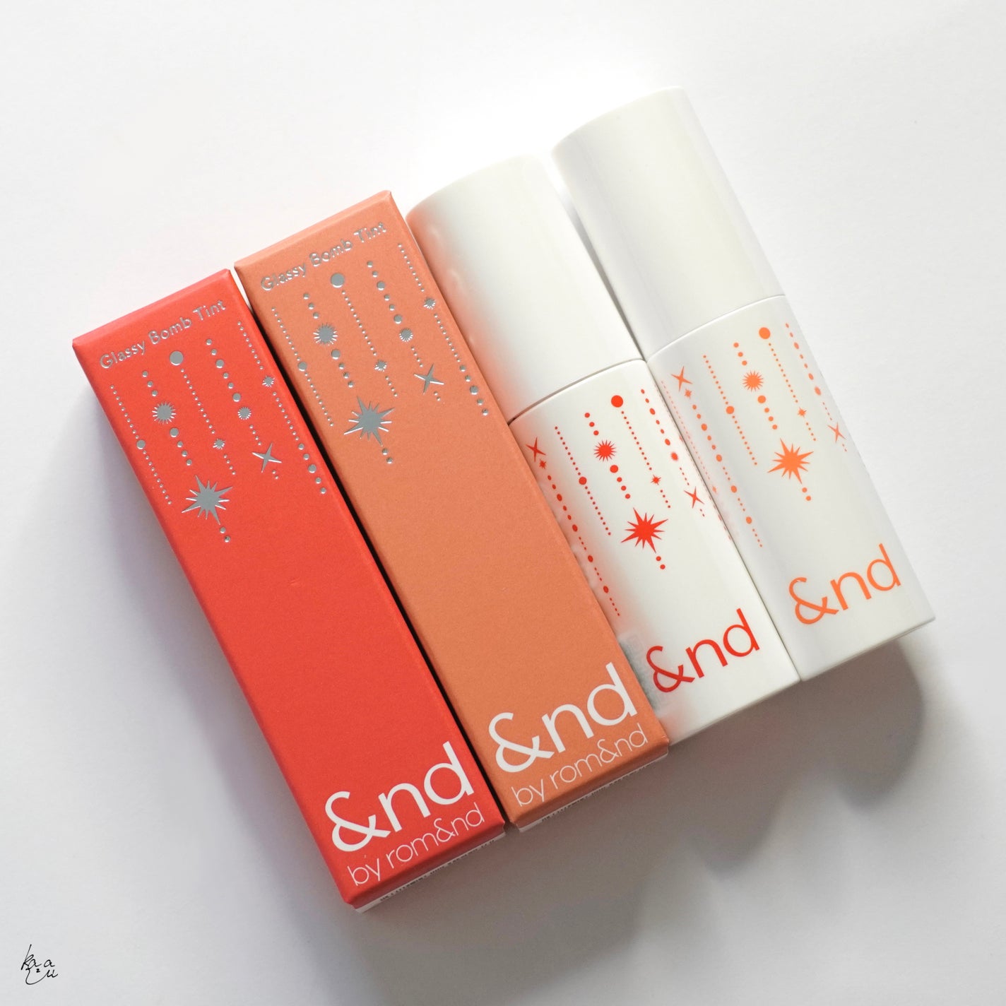 アンドバイロムアンド グラッシーボムティント/&nd by rom&nd/リップティントを使ったクチコミ(5枚目)