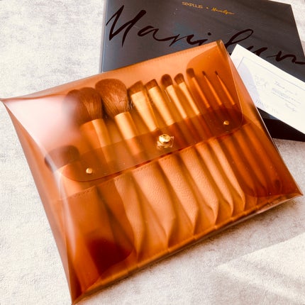 SIXPLUS X MARILYN 10本メイクアップブラシセット/SIXPLUS/メイクブラシを使ったクチコミ(9枚目)