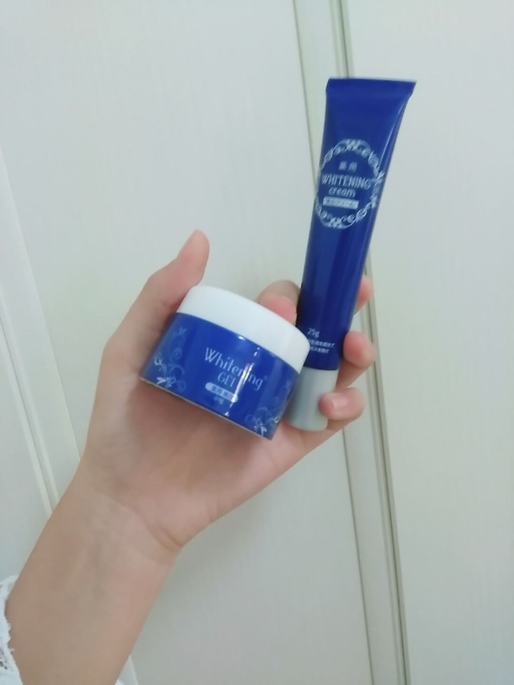 薬用美白 クリーム/DAISO/フェイスクリームを使ったクチコミ（2枚目）